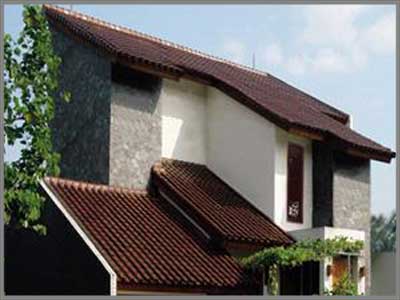 atap mempengaruhi keindahan rumah